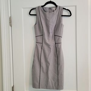 Gray Slim Fitting Dress